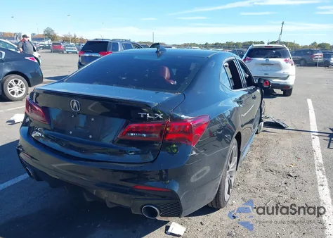 2019 Acura Tlx Tech A-Spec Pkgs из США, поврежденный, VIN 19UUB1F65KA001611